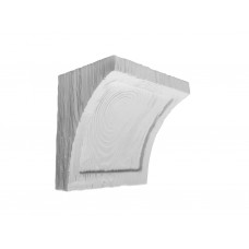Консоль балка декоративная рустик EQ 025 classic белая 19х13